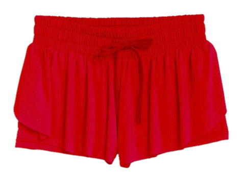 Suzette - Fly Away Shorts - Red