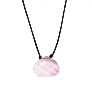 Lucky Feather - Color Power Necklace - Pink - Hope