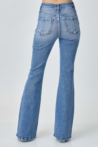 Risen Jeans - MID RISE BASIC FLARE JEANS