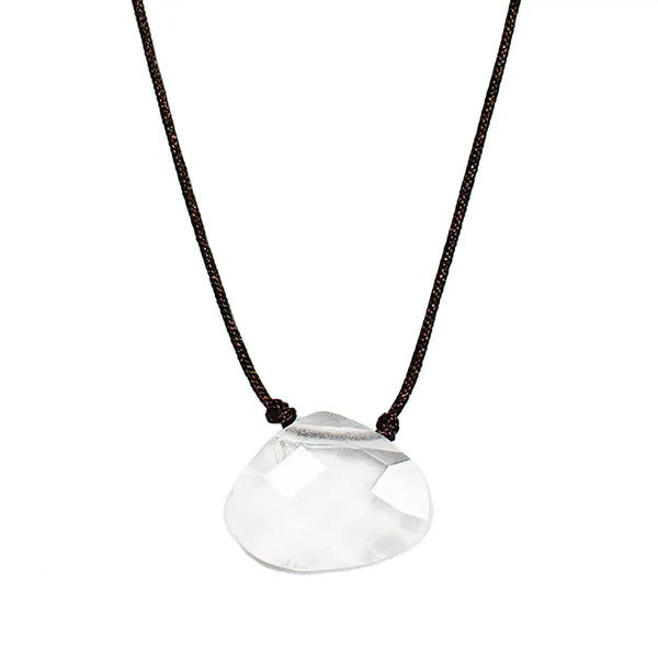 Lucky Feather - Color Power Necklace - Crystal - Peace