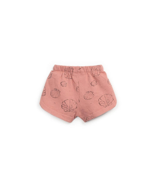 Play Up - Infant Girl Seashell Printed Fleece Shorts
