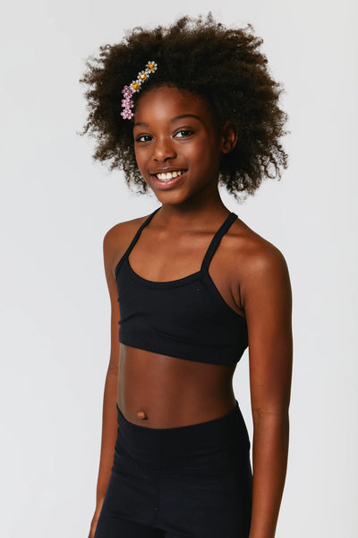 Terez - Girls TLC Y-Back Bralette in Jet Black