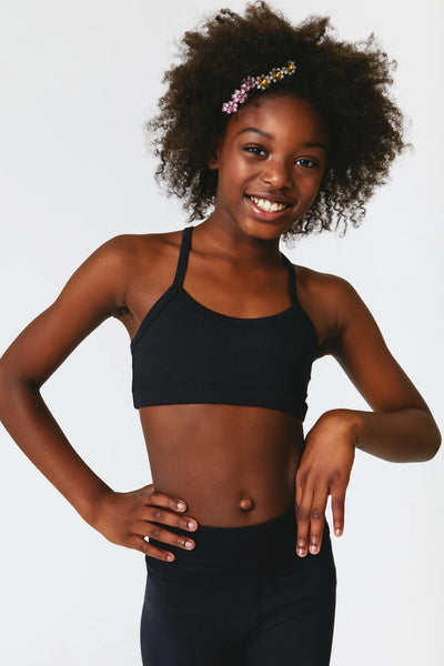 Terez - Girls TLC Y-Back Bralette in Jet Black