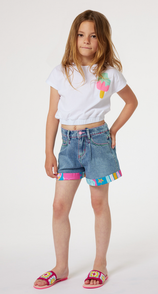 Billieblush - Crochet Patch Tee