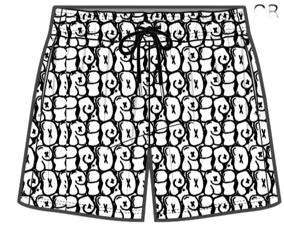 The Drip Shop - Graffiti Drip Shorts
