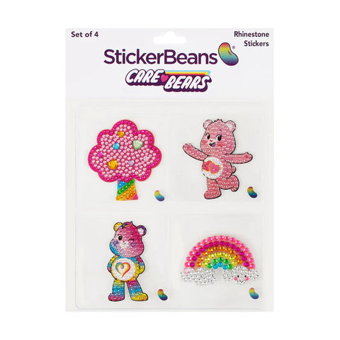 Sticker Bean - Care Bears Set of 4