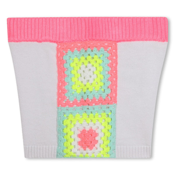 Billieblush - Knit Shorts with Crochet Trim