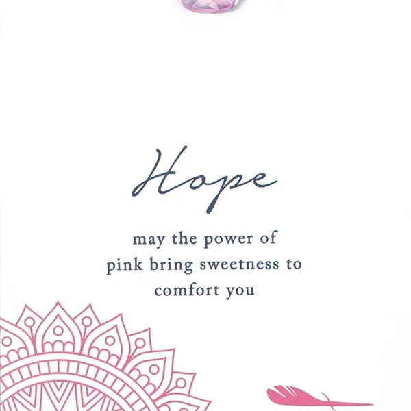 Lucky Feather - Color Power Necklace - Pink - Hope