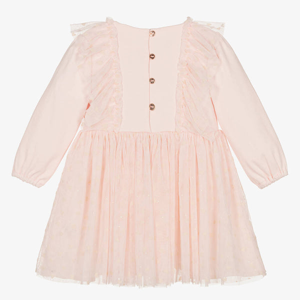 Carrement Beau - Girls Pink Tulle Heart Dress