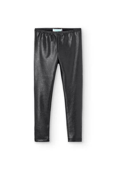 Boboli - Black Pleather Leggings