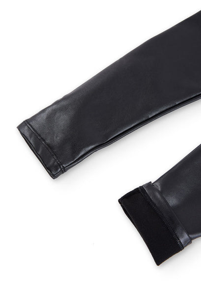 Boboli - Black Pleather Leggings