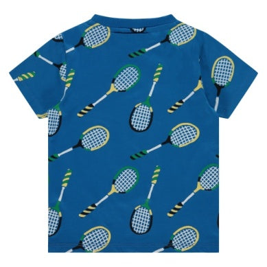 Babyface - Boys All Over Tennis Print Tee - Royal