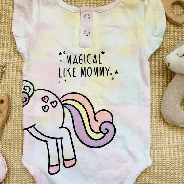 Rainbow & Rocket - Unicorn Tie Dye Onesie