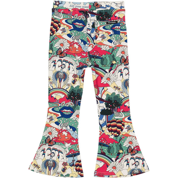 Rock Your Baby - Psychedelic Love Flare Pants