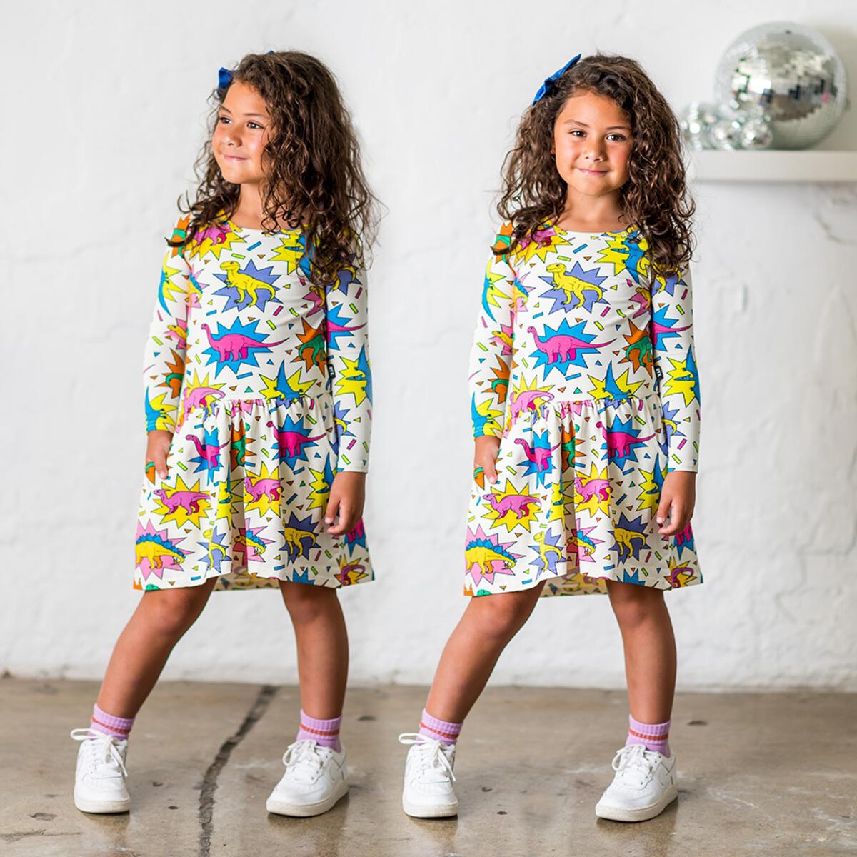 Toddler Rangers Spirit Fingers Cotton Dress