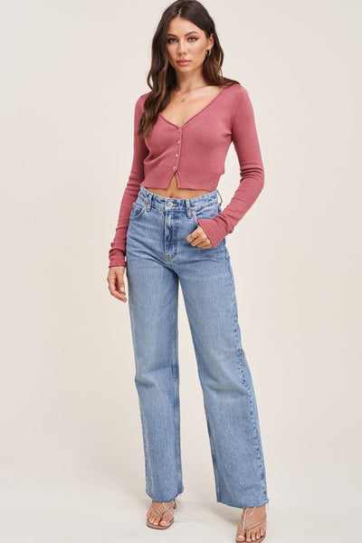Mimosa - Daisy Sweater - Mauve