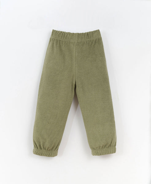 Play Up - Organic Cotton Sweatpants with Front Rib