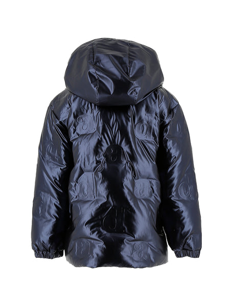 ADD - Girls Logo Lettering Hooded Down Jacket