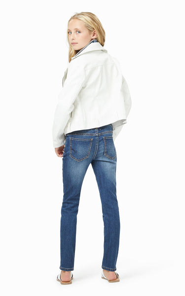 Habitual Denim Faux Leather Jacket