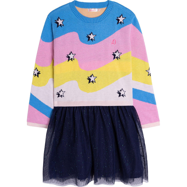 Billieblush Apparel - Knit Tulle Dress