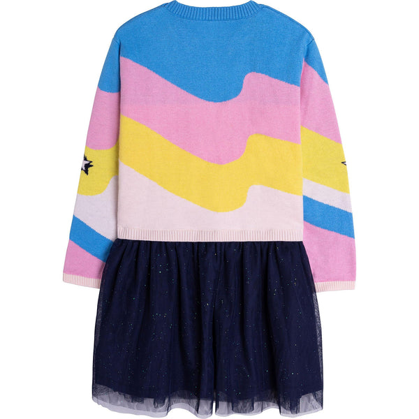 Billieblush Apparel - Knit Tulle Dress