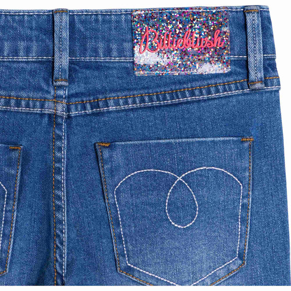 Billieblush Apparel - Blue Glitter Jeans