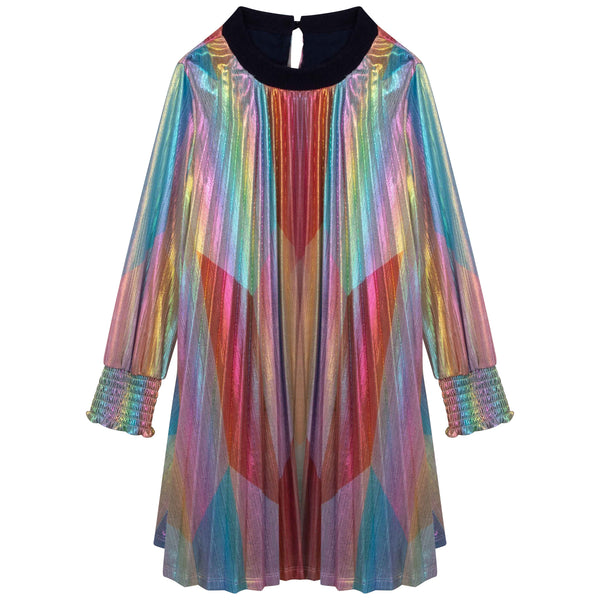 Billieblush - Pleated Metallic Dress