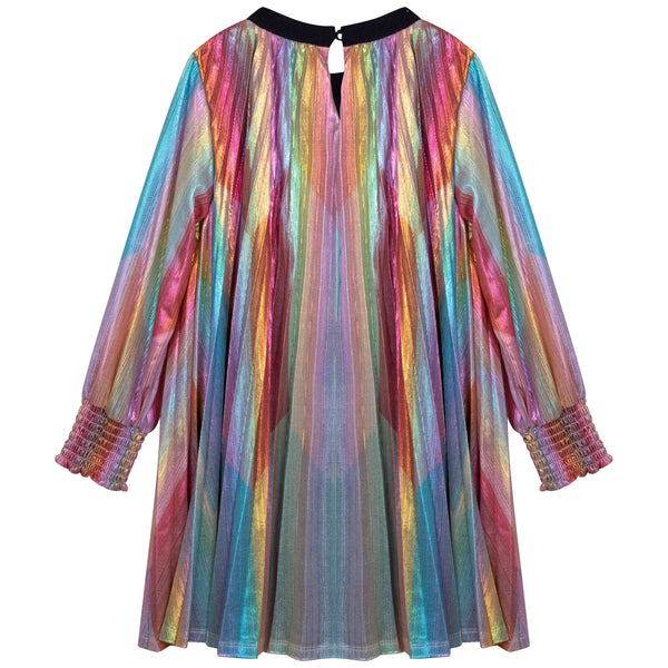 Billieblush - Pleated Metallic Dress