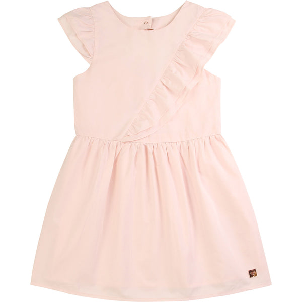 CARRÉMENT BEAU Girls Light Pink Jersey Dress