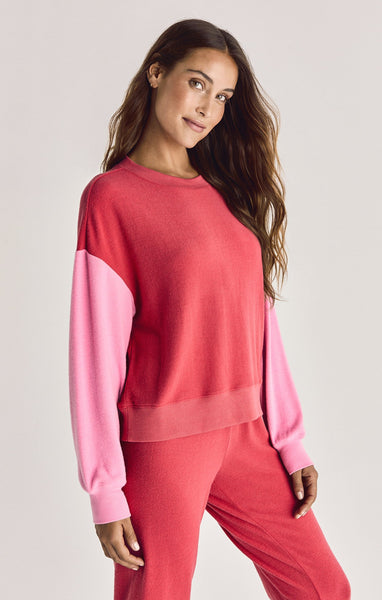 Z Supply - Z Supply Elle Colorblock Long Sleeve Top