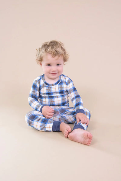 Angel Dear - Flannel Plaid Loungewear Set