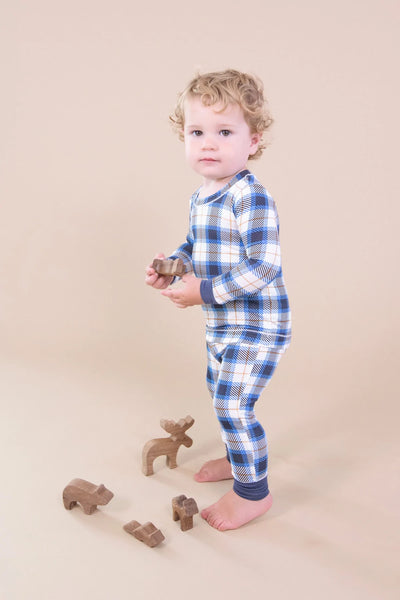 Angel Dear - Flannel Plaid Loungewear Set