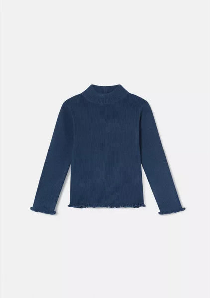 Compania Fantastica - Blue Knit Top