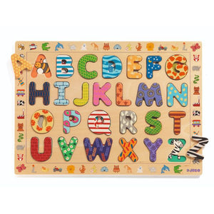 Djeco - Educational Wooden Puzzles - ABC