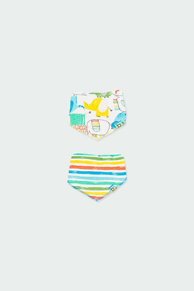 Boboli - Pack 2 printed bibs for baby