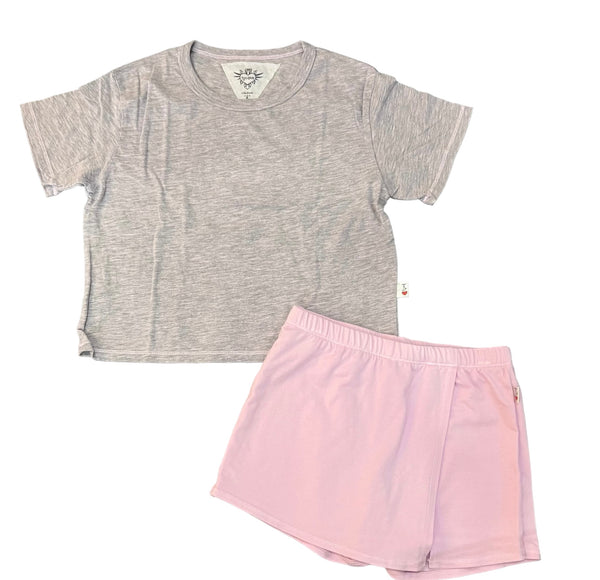 T2Love - Pale Pink Tennis Skort