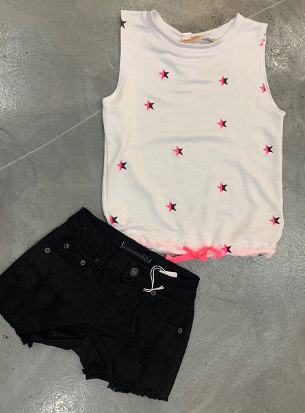 Vintage Havana Black Denim Shorts