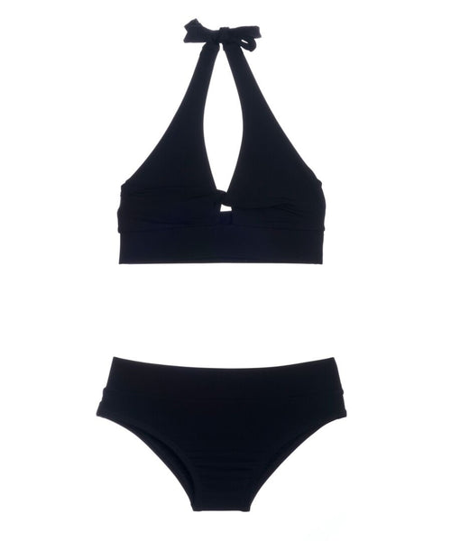 Submarine With a Twist Black Bikini