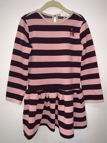 LE CHIC Girls Long Sleeve Striped Dress