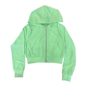 Mint green 2024 hoodie topshop