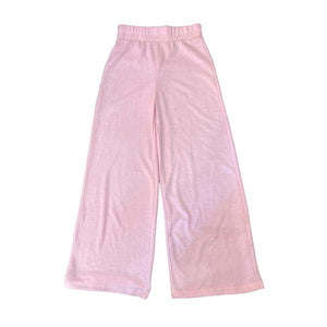 Tweenstyle by Stoopher- SOFT HACCI WIDE LEG PANT - Baby Pink