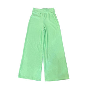 Tweenstyle by Stoopher- SOFT HACCI WIDE LEG PANT - Mint Green