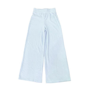 Tweenstyle by Stoopher- SOFT HACCI WIDE LEG PANT - Baby Blue