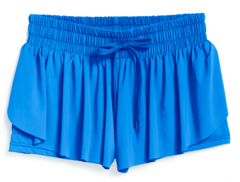 Suzette - Junior Fly Away Shorts - Cool Blue
