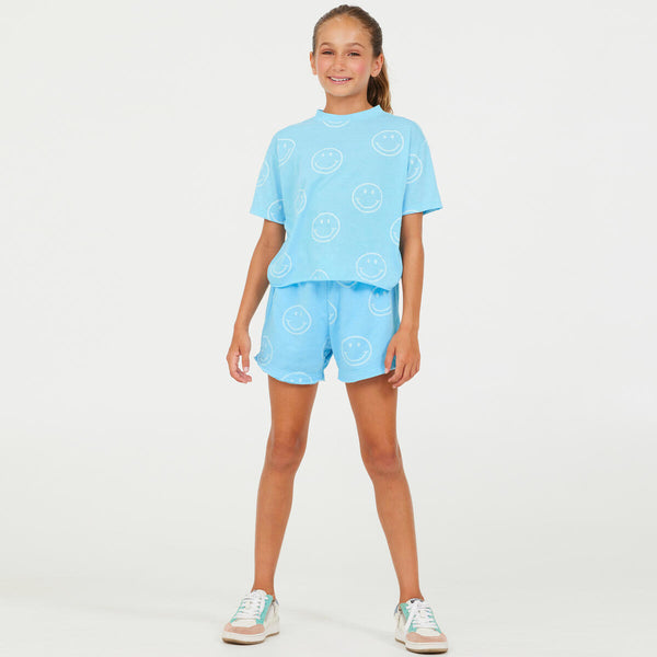 Vintage Havana - Burnout Allover Smiley Short