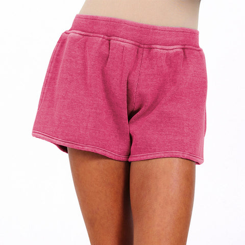Vintage Havana - Ribbed Athletic Shorts - Pink