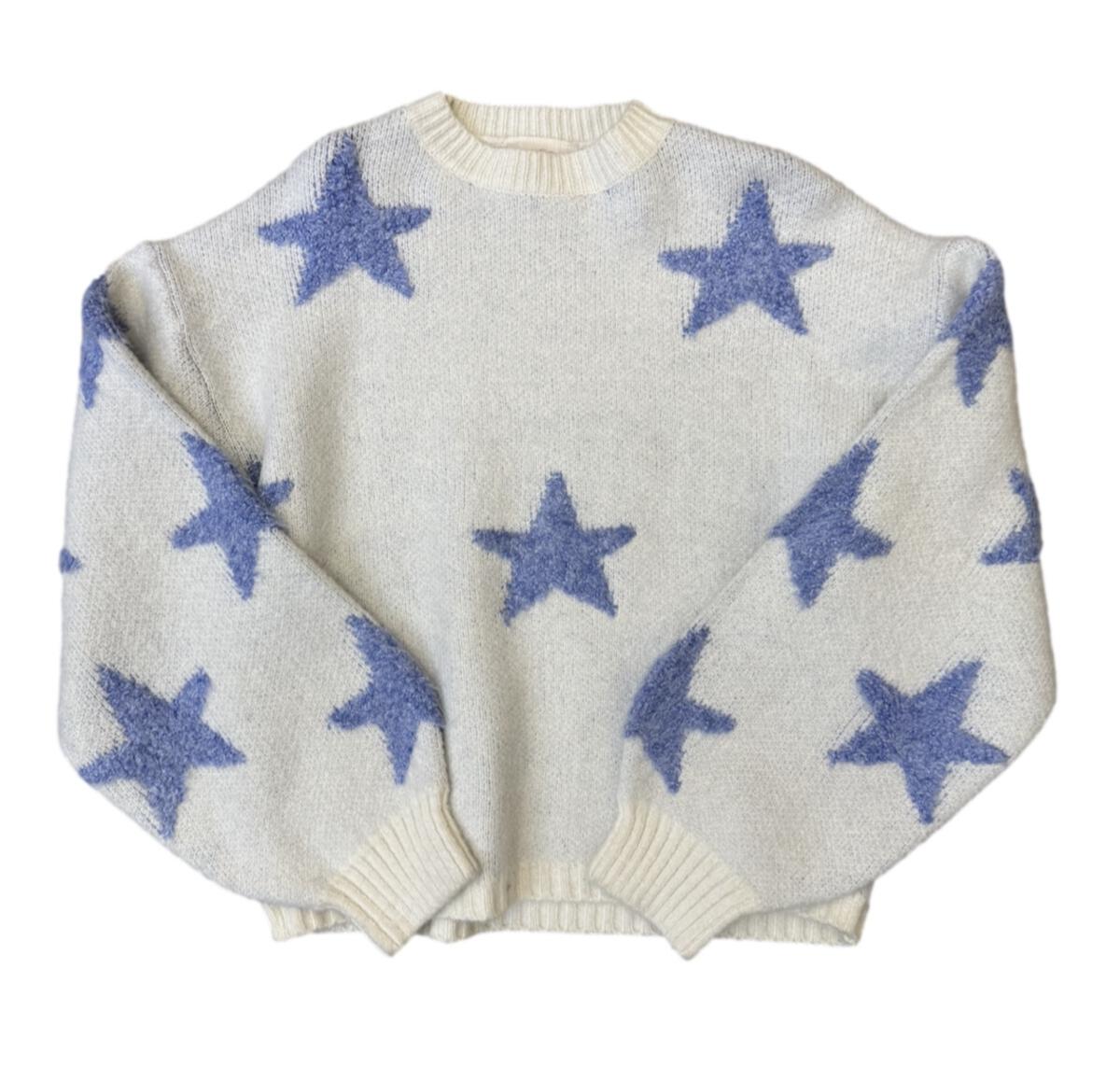 Love Daisy - Star Two-tone Sweater