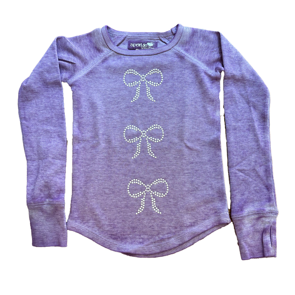 Sparkle by Stoopher - Pearl Bows - Purple Burnout Thermal