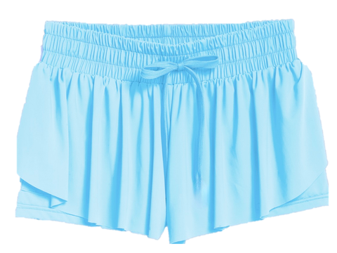 Suzette - Tween Fly Away Shorts - Baby Blue