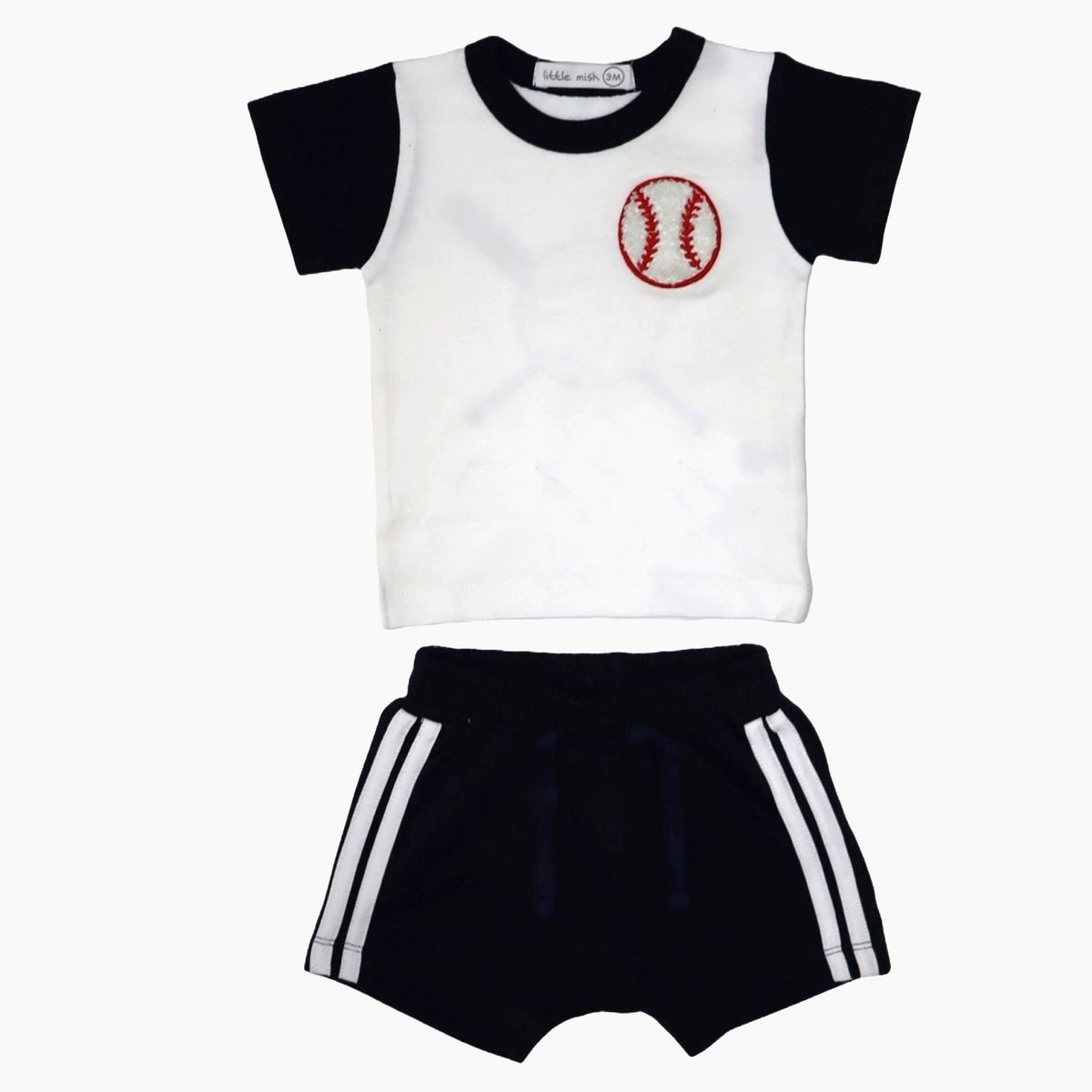 Little Mish - All Star Enzyme Patch Shorts Set